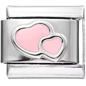 Moda de alta calidad Diy Non Tranish corazón italiano pulsera de acero inoxidable encanto para la fabricación de joyas - Product Image 5