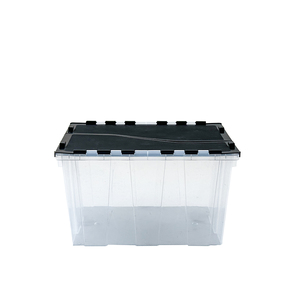 Contenitore con coperchio ribaltabile trasparente da 15 galloni-contenitore per libri di testo e Organizer sotto il letto in plastica ispessita - Product Image 5