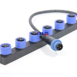 <span class=keywords><strong>2025</strong></span> thiết kế mới cáp kết nối không thấm nước vườn ánh sáng IP68 f loại 2 Pin Cáp Splitter dẫn kết nối không thấm nước - Product Image 4