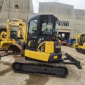 Le Japon a utilisé l'excavatrice 5t à vendre la mini-pelle PC55 Komatsu Earth d'occasion pc55mr-2 la bonne pelle en vente - Product Image 1
