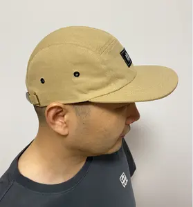 Gorra de campamento de poliéster y nailon con panel personalizado, gorra de corredor, gorras de campamento, gorra de camping de secado rápido para niños y hombres