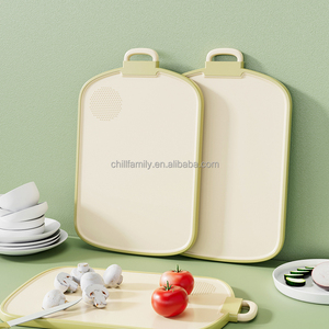 Set di taglieri da cucina personalizzati in plastica rettangolare antibatterica, lavabili in lavastoviglie, tre pezzi, per frutta e alimenti per bambini - Product Image 4