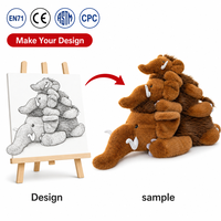 Peluche de mamouth simulée, oreiller, jouet en peluche, poupée, cadeau d'anniversaire, peluches personnalisées, animaux en peluche en gros