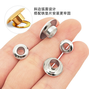 Œillets ronds Jin Ming en cuivre plaqué, durables, antirouille, pour sacs, vêtements, chaussures, chapeaux, accessoires de décoration - Product Image 3