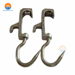 Équipement d'abattage essentiel pour <span class=keywords><strong>boucherie</strong></span> Roulement complet à crochet de poulie de rail de tube pour machines d'abattoir pour abattoirs - Product Image 2