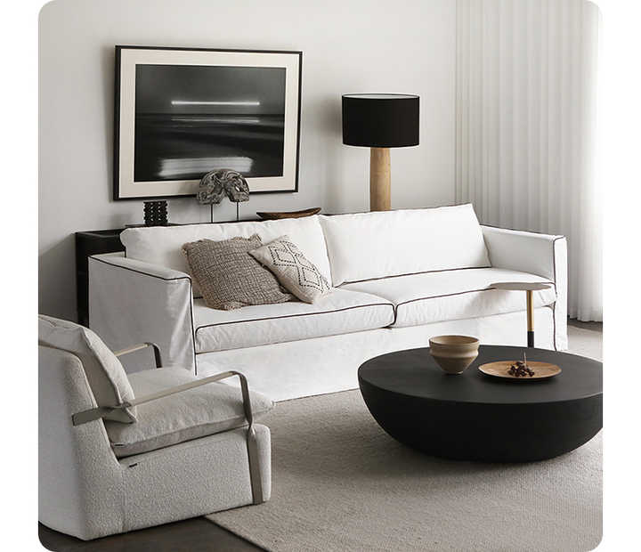 A closer look at Affordable Custom Minimalist Furniture For Living Room