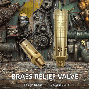 Válvula de seguridad de latón Hpb59-1 de alta presión para compresores de aire, medios gaseosos y energía neumática - Product Image 2