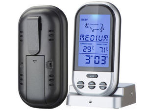 Thermomètre électronique alimentaire sans fil avec sélection de viande, outil de mesure de la température de cuisson pour barbecue de <span class=keywords><strong>cuisine</strong></span> - Product Image 4