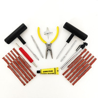 Kit de réparation de pneus Toolon modèle A8 en acier au carbone, pince à gros manche portable, bouchons de réparation, emballage recyclable, durable