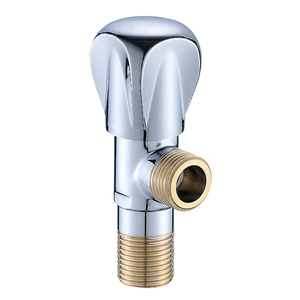 Chrome mạ SS sắt góc van phụ kiện phòng tắm MS nước lạnh không gỉ dừng van - Product Image 5