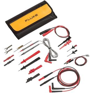 Ensemble de fils de test Fluke Electronics Master 324g noir et rouge, pièces d'instruments manuels - Product Image 1