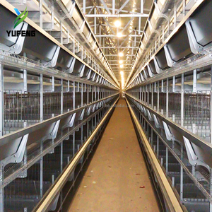 Sistema di allevamento moderno a 30000 strati per pollame, con gabbie a batteria a H per galline ovaiole e illuminazione - Product Image 4