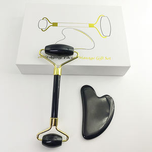 Ensemble de rouleaux de jade Xiuyan avec boîte, rouleau de massage en jade vert, rouleau de guasha - Product Image 5