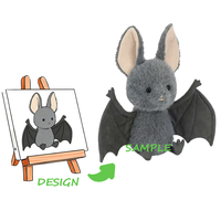 Porte-clés en peluche super doux personnalisable - Adorable petit format unisexe pour fêtes et réconfort