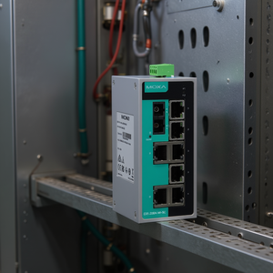 สวิตช์อุตสาหกรรม Moxa EDS-208A-M-SC-T แบบ Unmanaged 8 พอร์ต Ethernet ติดตั้งบนราง DIN - Product Image 3