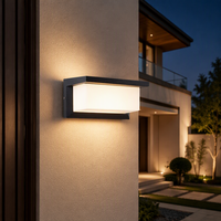 Applique murale LED extérieure moderne IP65 étanche 20W, éclairage haut/bas pour porche, jardin, villa, cour, couloir, façade