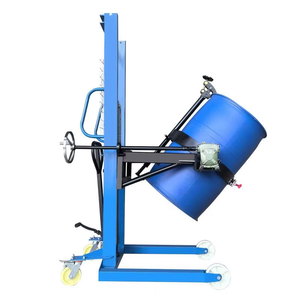 Chariot hydraulique manuel pour fûts d'huile avec conception anti-basculement pour une manutention sûre et stable des fûts d'huile - Product Image 3