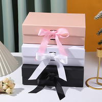 Boîtes rigides en carton personnalisées en gros, gaufrées, grandes, blanches, noires, roses, avec fermeture magnétique, pour miel, bijoux, mariage, envoi postal, avec logo