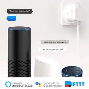 Smart WiFi Remote Control <b>Timer</b> Plug Works with Alexa & Google Home Compatible with Smart Outlet & Sockets - Product Image 6