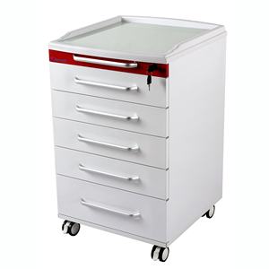 طاولة تخزين حديثة ، خزانة أدوات قابلة للتخصيص من الفولاذ المقاوم للصدأ ، خزانة أثاث طبي متنقل للأسنان - Product Image 3