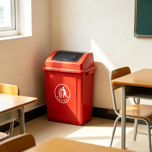 Poubelle de recyclage et de déchets en <span class=keywords><strong>plastique</strong></span> robuste à couvercle basculant, 10, 20, 30, 40, 50, <span class=keywords><strong>60</strong></span> <span class=keywords><strong>L</strong></span>, pour usages multiples - Product Image 3