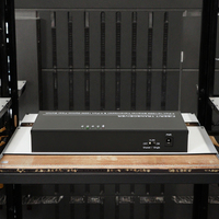 Convertisseur de média fibre optique DSEE 100M 4 fibres 4 RJ45 SC FTTH avec prise en charge de l'agrégation et du cascade, garantie 1 an