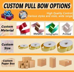 Wholesale Printed Solid Metallic Polypropylene <b>Ribbon</b> Factory Direct <b>Gift</b> Wrapping Decorations - Product Image 6