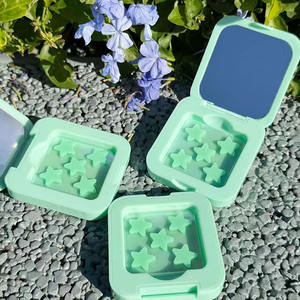 5 feuilles <span class=keywords><strong>de</strong></span> patchs hydrocolloïdes étoilés pour le visage et les imperfections cutanées avec miroir <span class=keywords><strong>de</strong></span> maquillage, action rapide pour couvrir les boutons et les imperfections - Product Image 4