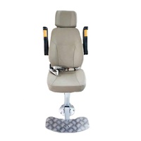 Nouveaux sièges de conducteur pour camions et bus avec revêtement en cuir personnalisé, suspension pneumatique et massage, structure en acier
