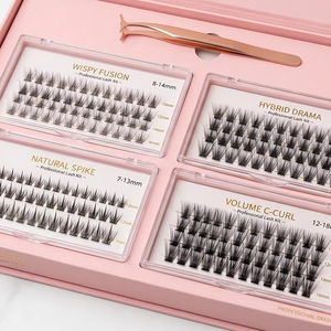 Extensiones de Pestañas Postizas Profesionales de Visón Sintético Mate, Reutilizables, Suaves, Libres de Crueldad Animal - Product Image 1