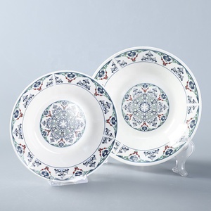 Sứ Bộ bữa ăn tối với decal mô hình Hướng Dương gốm vòng hình dạng phong cách hiện đại món ăn và tấm ý tưởng sản phẩm mới <span class=keywords><strong>2025</strong></span> - Product Image 6