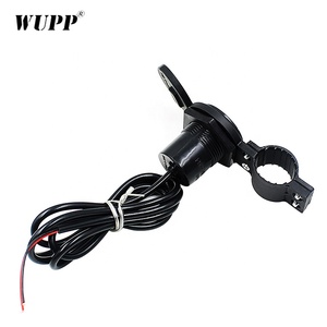 Bon marché <span class=keywords><strong>Chargeur</strong></span> mobile noir à port USB unique pour moto avec interrupteur - Product Image 6