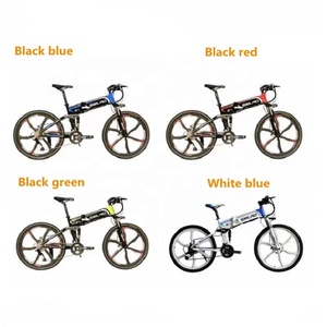 Vélo électrique Smlro S11 48v 350W Moteur 10Ah <span class=keywords><strong>VTT</strong></span> 26 pouces Pneu gras 21 vitesses Vélo pliable de ville Ebike - Product Image 6
