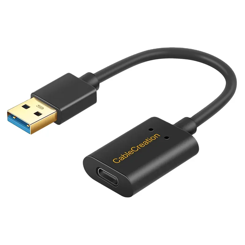 CableCreation USB 3.0 نوع A ذكر إلى USB نوع C أنثى وتغ بيانات كابل محول نوع c محول USB شحن نقل البيانات