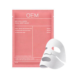Nouveauté : Masque facial hydratant coréen en gros, marque privée, au <span class=keywords><strong>collagène</strong></span> organique, éclaircissant, pour le visage - Product Image 6