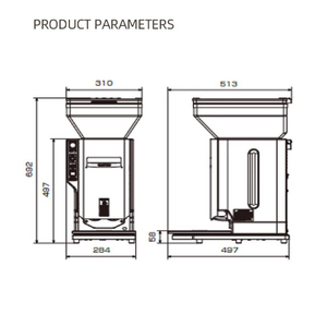 เครื่องทำข้าวปั้นอัตโนมัติ Qdmech สำหรับบุฟเฟ่ต์โรงแรม ประหยัดพลังงาน รูปทรงสามเหลี่ยม - Product Image 5