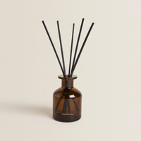 Diffuseur de parfum en verre écologique personnalisé de 200 ml avec bouchon en caoutchouc, diffuseur rond de luxe, parfum personnalisé, logo couleur personnalisée