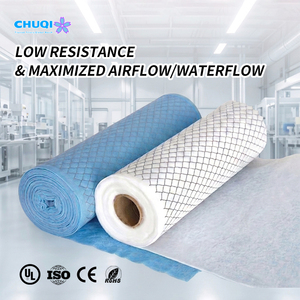 <span class=keywords><strong>Rouleau</strong></span> <span class=keywords><strong>de</strong></span> média filtrant pré-filtrant plissé G2 en <span class=keywords><strong>fil</strong></span> métallique pour rafraîchissement d'air <span class=keywords><strong>de</strong></span> cinéma, haute performance pour grands volumes - Product Image 2