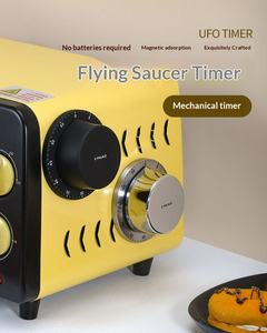 Reloj Despertador Mecánico al por Mayor, Temporizador Magnético de Cocina de Acero Inoxidable, Recordatorio para Hornear, para Aprender a Gestionar el Tiempo - Product Image 4