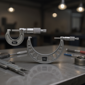 Ttake External <b>Micrometer</b> 0-25mm Precision Measurement Tool - Product Image 3