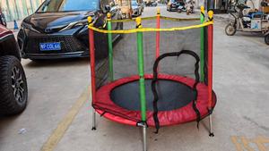 <span class=keywords><strong>Petit</strong></span> <span class=keywords><strong>trampoline</strong></span> rond pour enfants de haute qualité à bas prix avec filet de protection divertissement de fitness à domicile utilisation intérieure et extérieure - Product Image 2