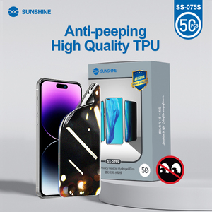 ฟิล์มกันรอยหน้าจอโทรศัพท์แบบด้านสีน้ำเงิน Sunshine SS-057 057H 057A 057R 057S 057RK HD  แผ่นไฮโดรเจลแบบยืดหยุ่นสำหรับเครื่องตัดพล็อตเตอร์ - Product Image 6