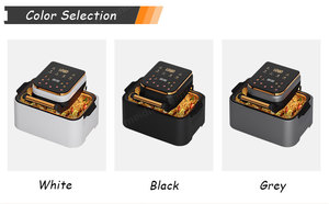 Nouvelle Friteuse à Air Chaud Populaire Carrée <span class=keywords><strong>de</strong></span> <span class=keywords><strong>Grande</strong></span> Capacité, Multifonction pour Poulet Grillé, <span class=keywords><strong>Poisson</strong></span> & Barbecue, Électrique sans <span class=keywords><strong>Huile</strong></span> pour Usage Domestique - Product Image 5