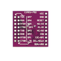 1PCS CJMCU-752 SC16IS752 Módulo de Conversión de Interfaz de Bus I2C/SPI a UART de Doble Canal MCU-752 SC16IS752 I2C