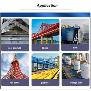 Pintura de acero estructural de dos componentes anticorrosión, pintura en aerosol de <span class=keywords><strong>metal</strong></span> de poliuretano antioxidante resistente al agua para acero <span class=keywords><strong>oxidado</strong></span> - Product Image 3