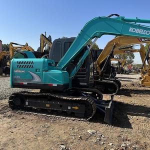 รถขุดตีนตะขาบ Kobelco SK75 มือสอง ขนาด 7.5 ตัน เครื่องยนต์ เกียร์ ปั๊ม มอเตอร์ แบริ่ง ของแท้จากญี่ปุ่น รุ่นปี 2022 รับประกัน 6 เดือน - Product Image 2