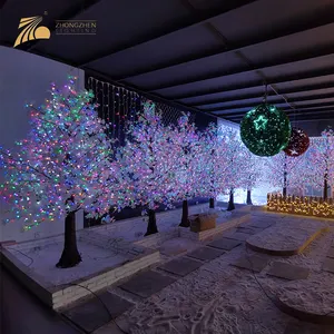 Fabbrica professionale Personalizzato Decorazione di Festa Acero Artificiale Albero di Luce A LED