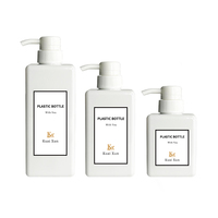 Flacon Distributeur Vide Personnalisé pour Gel Douche, Savon Liquide, Shampoing et Après-Shampoing pour Hommes