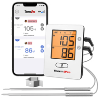 Thermomètre de cuisson numérique Bluetooth haute qualité à double sonde pour barbecue