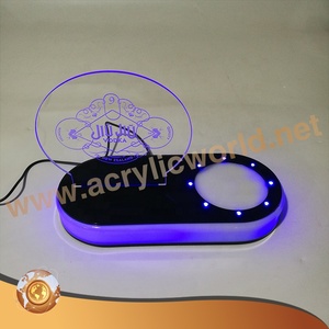 Custom LED <b>Acrylic</b> Wine Store Fixture Retail Wine Bottle Display Rack and Merchandising Stand - Product Image 3
